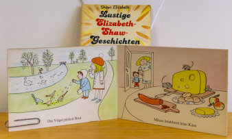 Zwei alte Kinderbücher.