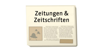 Foto: Zeitungen und Zeitschriften © Stadtverwaltung Erfurt / L. Jahn Zeitungs-Icon.
