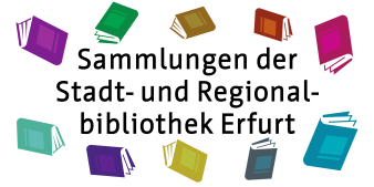 Grafik: Sammlungen der Stadt- und Regionalbibliothek Erfurt © Stadtverwaltung Erfurt / L. Jahn Icon für die Sammlungen der Stadt- und Regionalbibliothek Erfurt mit Abbildung einer Bücherwolke.