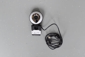Webcam mit Stativanschluss, eingebautem Mikrofon und USB-Anschluss