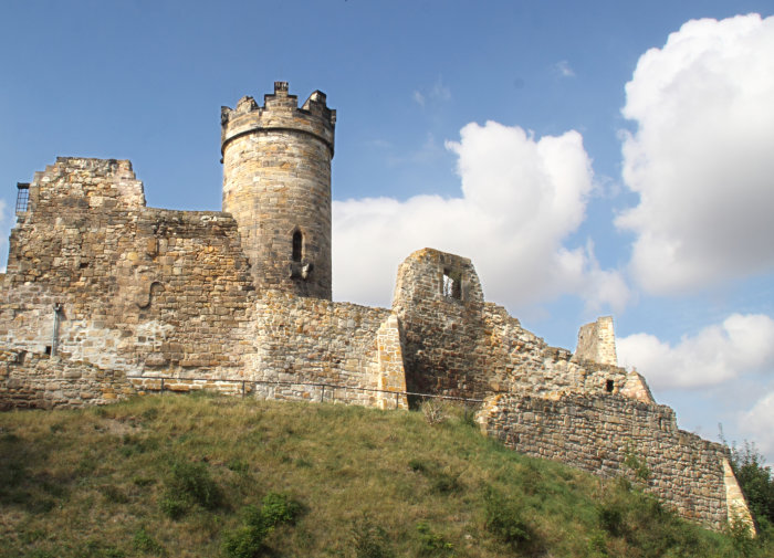 Fotoseminar auf der Mühlburg/Thür. Ansicht der Mühlburg / Drei Gleichen in Thüringen
