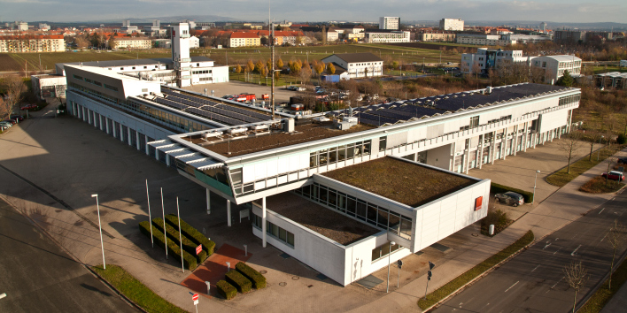 Gefahrenschutzzentrum von oben