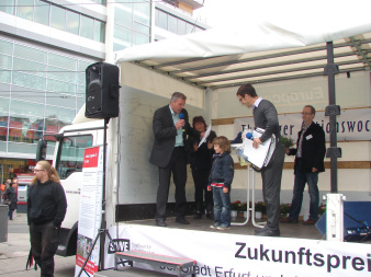 Preisverleihung 2012 – Sonderpreis für den jüngsten Teilnehmer