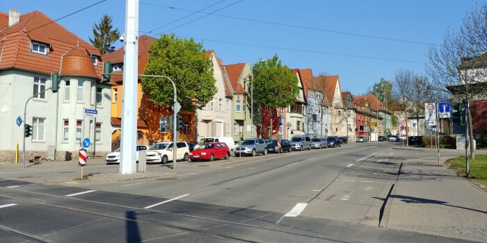 In Erfurt stellt der Straßenverkehr die größte Lärmbelastung im Wohnumfeld dar.