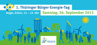 Erster Thüringer Bürgerenergietag Programmflyer erste Seite