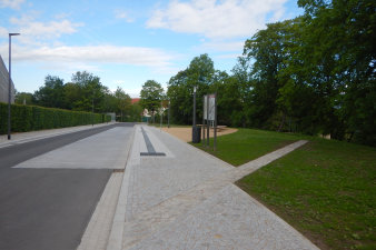 Buswendeschleife mit Umfeld