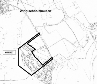 Dargestellt ist der Geltungsbereich des betreffenden Gebietes.