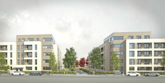 Äußere Oststadt - Animierter Blick in das neue Wohnquartier "Alter Posthof