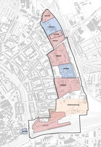 Bebauungspläne, vorhabenbezogenen Bebauungspläne und zukünftiges im Bereich des Sanierungsgebietes Äußere Oststadt