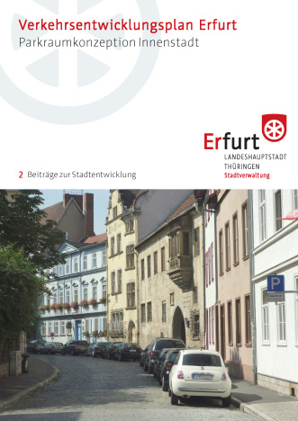 Parkraumkonzeption Deckblatt Titelbild: parkende Autos in der Altstadt