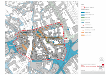 Die Karte zeigt die Sperrung in der Futterstraße und die dadurch betroffenen Bereiche.