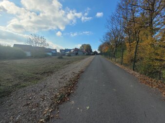 Blick auf Grundstück, Blickrichtung Westen