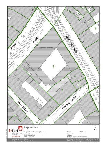 Objekt 613; Angermuseum Lageplan