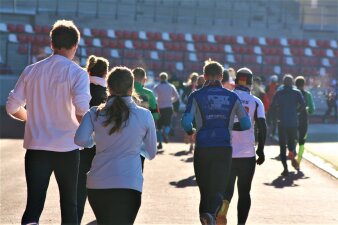 Fotografie: Laufende im Steigerwaldstadion 