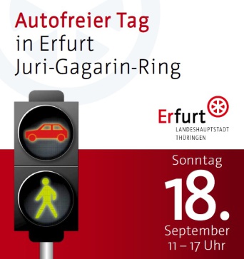 Plakat - Autofreier Tag 2011 mit Fußgängerampel