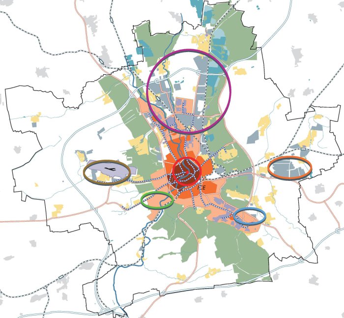 ISEK-Leitbild 2020 Kartenlayout