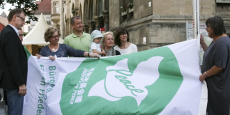 Flagge zeigen für eine Welt ohne Atomwaffen