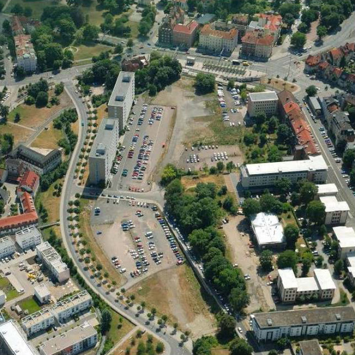 Dargestellt ist der Bereich Brühl-Süd, Warsbergstraße.