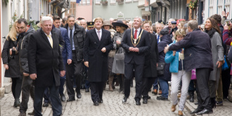 Das niederländische Königspaar zu Besuch in Erfurt