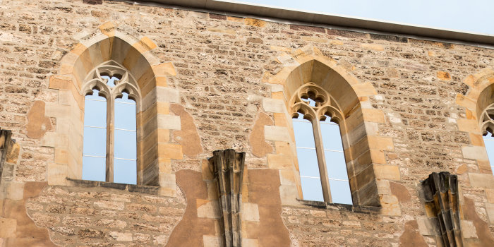 Die Ruine der Barfüßerkirche