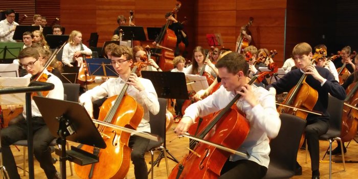 Foto: Jugendsinfonieorchester © Thomas Franke Junge Musiker im Konzert
