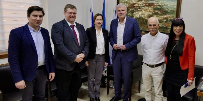 Treffen der Oberbürgermeister von Haifa und Erfurt