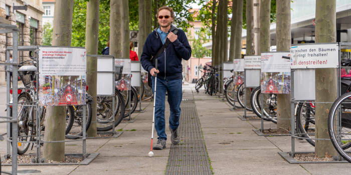Mehr Sicherheit für Sehbehinderte