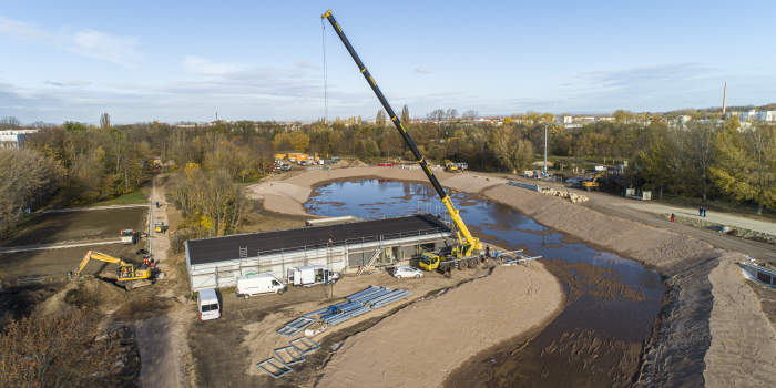 Café am Teich bekommt Außenterrasse Erfurt.de