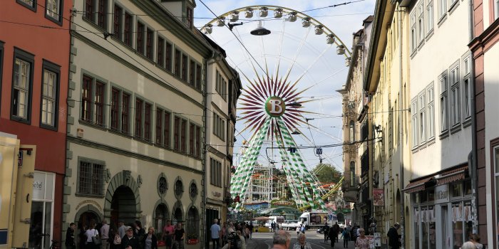 Das Riesenrad auf dem Domplatz