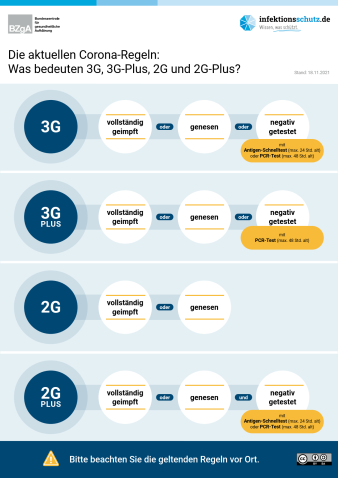 Infografik – Was bedeuten 3G, 3G-Plus, 2G und 2G-Plus?