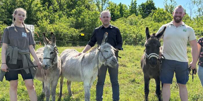 Tierische Landschaftspfleger im Zoopark Erfurt