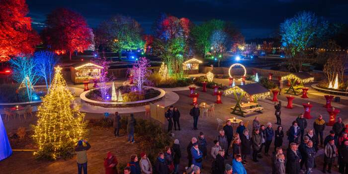 Floraler Winterzauber und Lichtspiele im Egapark