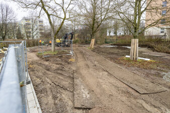 Eine Baustelle