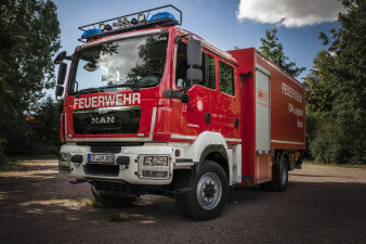 Ein Feuerwehrauto