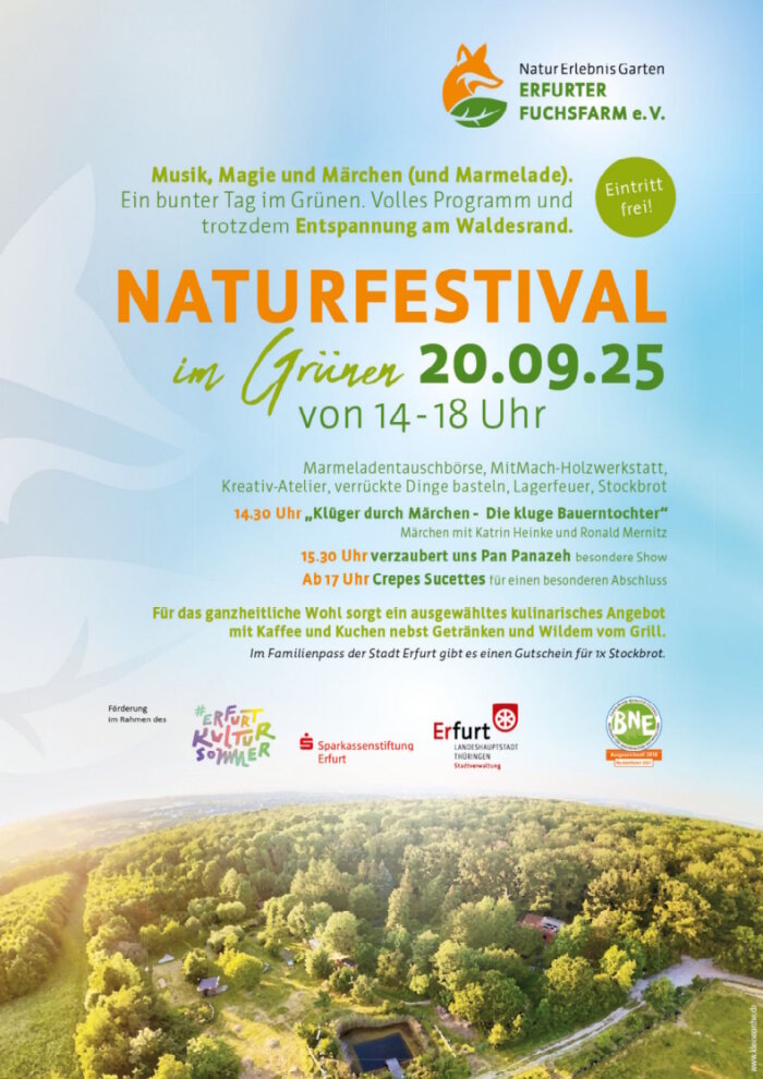 Naturfestival im Grünen – auf der Erfurter Fuchsfarm am Weltkindertag
