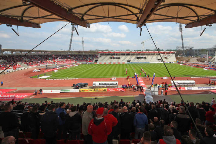 Umbau Des Steigerwaldstadions 11 Fotostrecke April 2016 Erfurt De