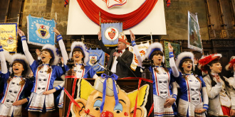 Die fünfte Jahreszeit hat begonnen: Karnevalsauftakt im Erfurter Rathaus