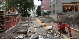 Rathausbrücken: Baufortschritt Sommer 2016