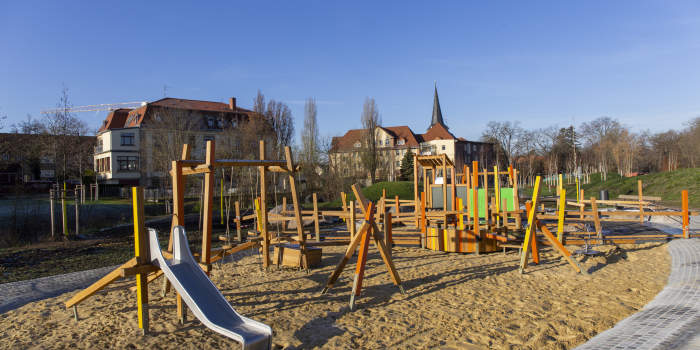 Fertig! Neuer Park in Gispersleben freigegeben Erfurt.de