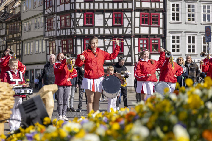 Musikalische Eröffnung und ein stimmungsvoller Auftritt durch den Fanfarenzug Ilmenau 1978 e.V.