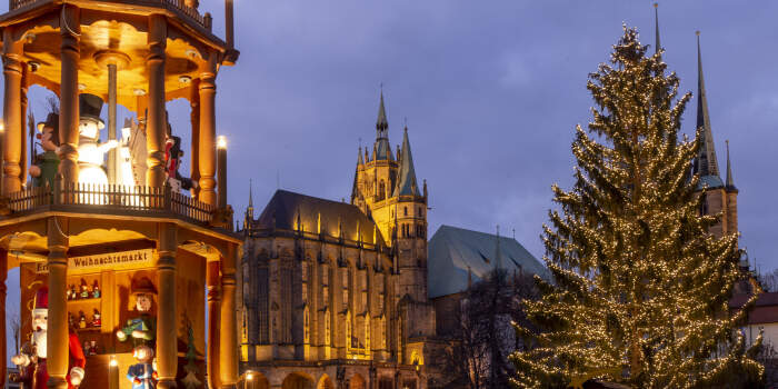 Der 172. Erfurter Weihnachtsmarkt eröffnet am 22. November