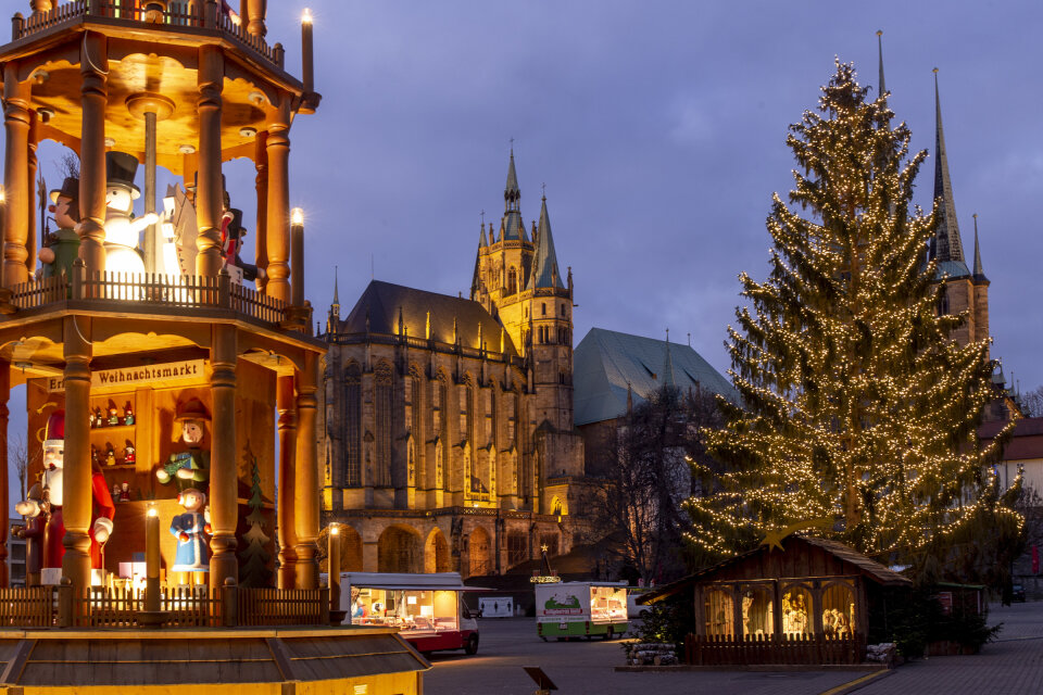 Der 172. Erfurter Weihnachtsmarkt am 22. November Tourismus Erfurt