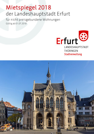 Text des Dokumentes und Erfurter Rathaus als Bild