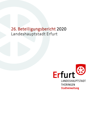 Titelseite Beteiligungsbericht 2020 Titel und Logo