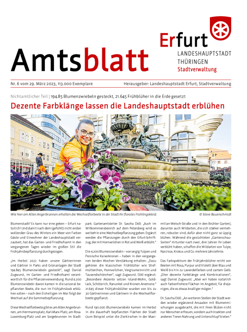 Amtsblatt Nr. 6 vom 29.03.2023