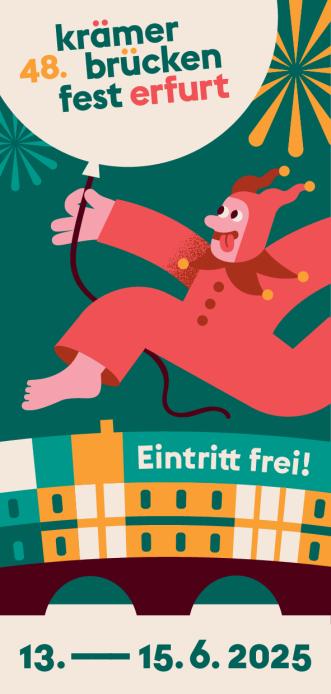 Programmflyer zum 48. Krämerbrückenfest