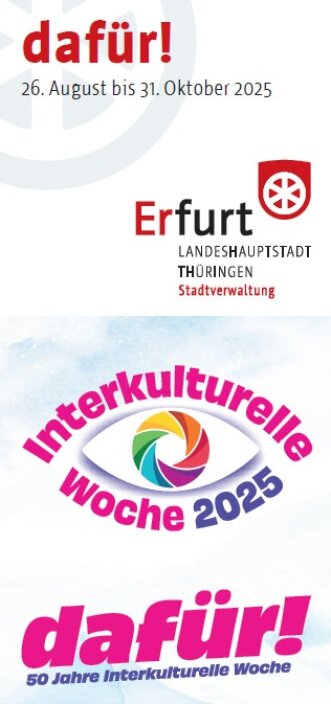 Cover Programmheft zur Interkulturellen Woche 2025 Cover Programmheft zur Interkulturellen Woche 2025