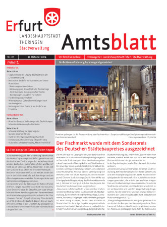 Amtsblatt Nr. 20 vom 31.10.2014