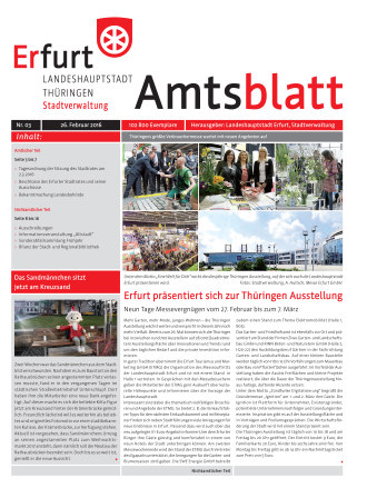 Amtsblatt Nr. 3 vom 26.02.2016
