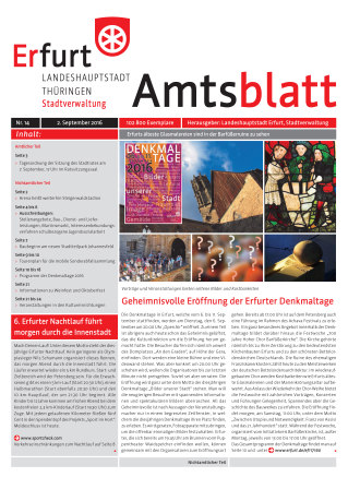 Amtsblatt Nr. 14 vom 02.09.2016